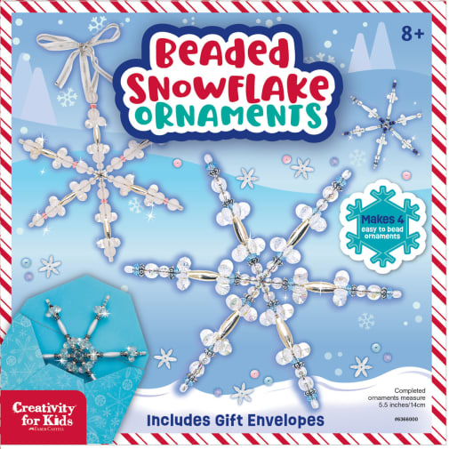 Beaded Snowflake Ornament Kit | Faber-Castell Creativity for Kids