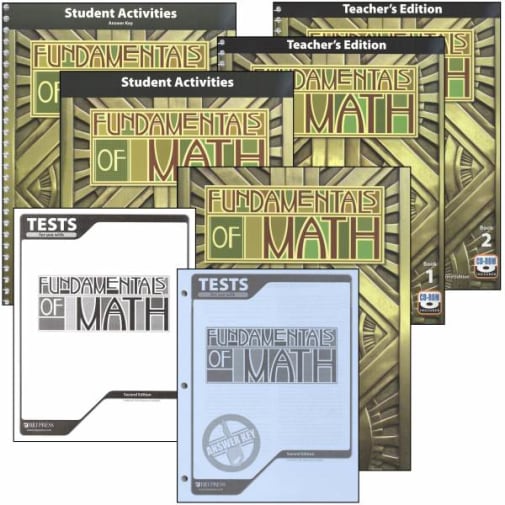 BJU Press Fundamentals of Math Home School Kit 2nd Edition