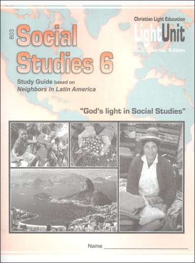 Social Studies 603 LightUnit Sunrise Edition