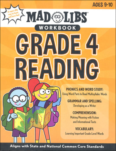 Mad Libs Workbook: Grade 4 Reading