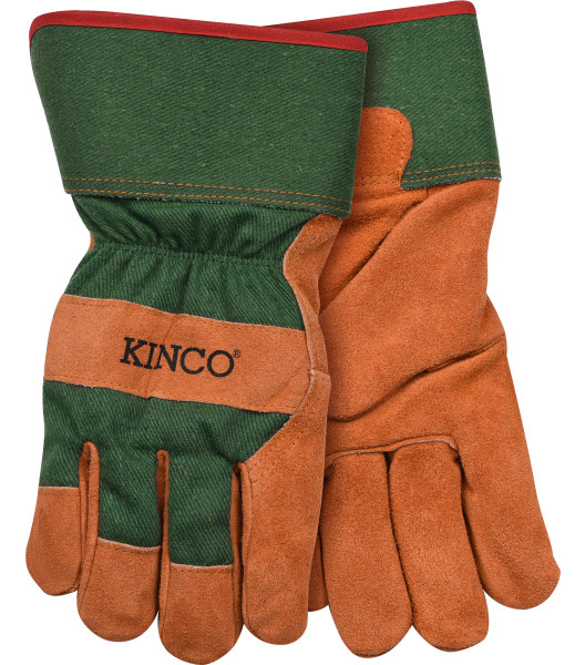 Lined Russet Suede Cowhide Palm with Safety Cuff