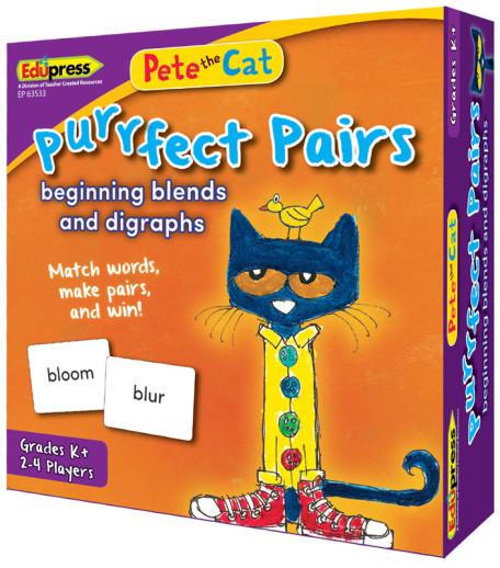 Pete the Cat Purrfect Pairs Beginning Blends and Digraphs