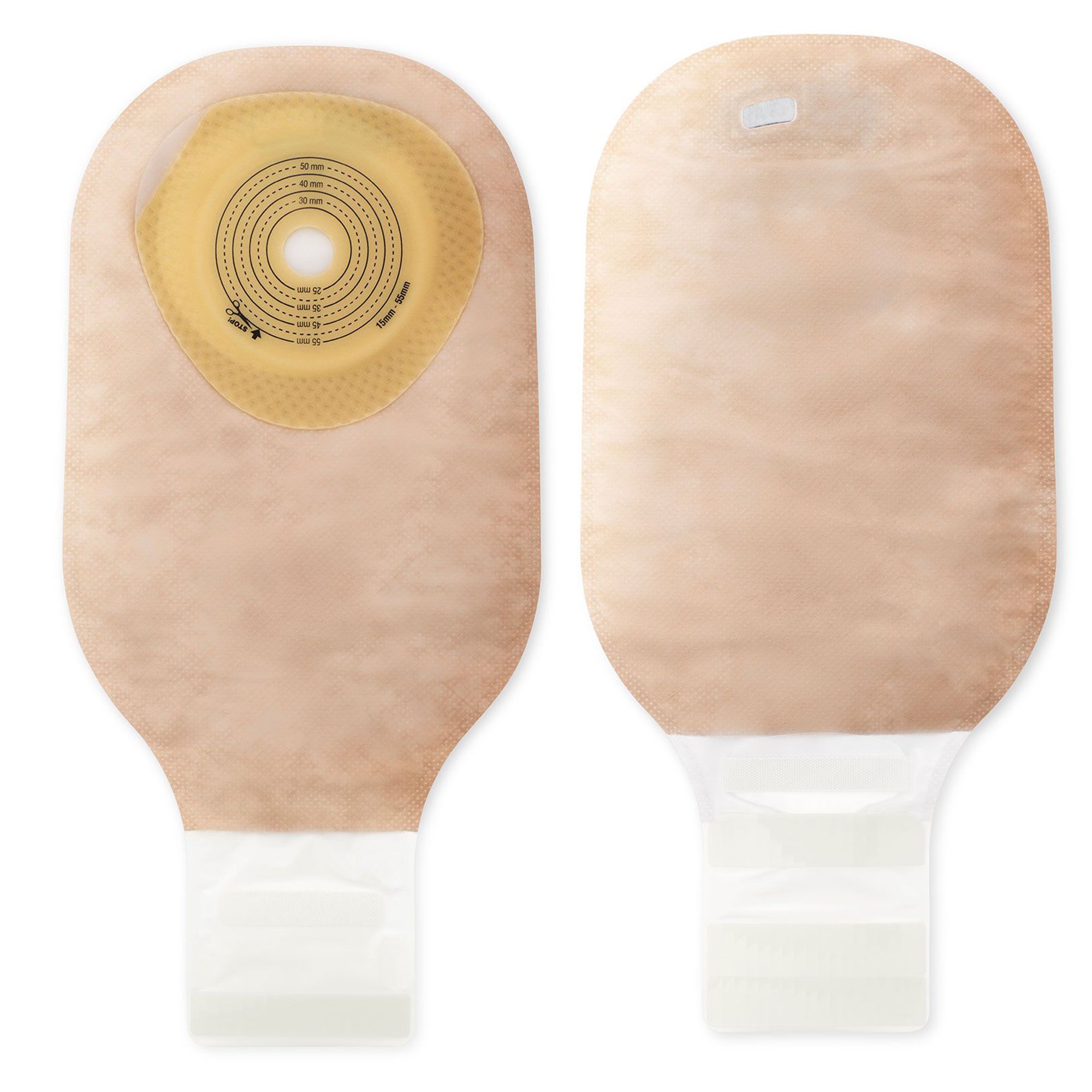 Premier One-Piece Beige Filtered Colostomy Pouch, Cut to Fit Stomas to 64 mm MK 495238
