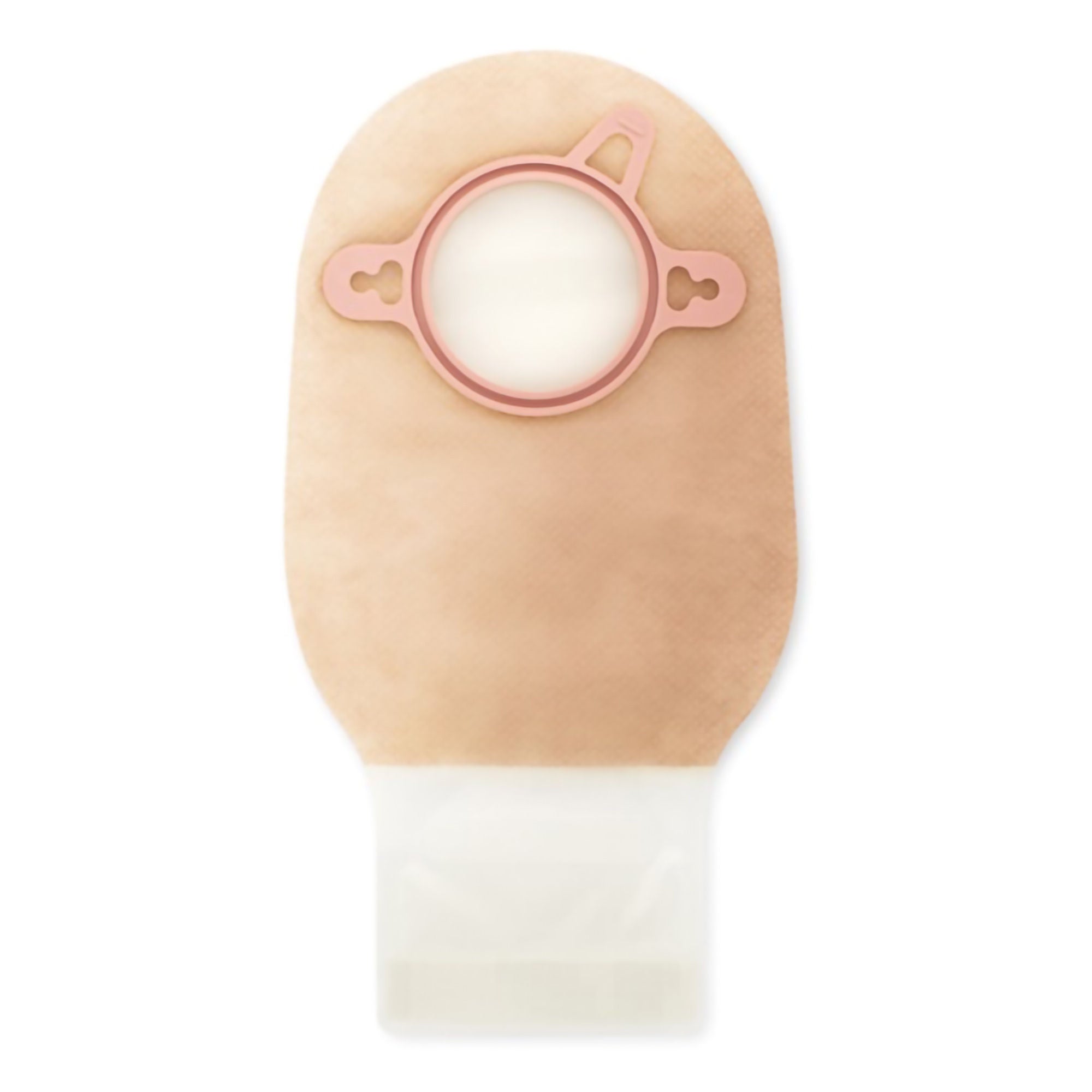 Pouchkins Two-Piece Transparent Ostomy Pouch, 44 mm Flange, Green Match MK 569772