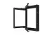 Phantom Class Open Frame Swing-Out Rack, 12U