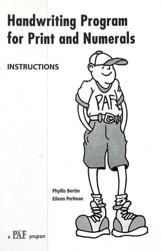 Handwriting Program Print & Numerals Instruct