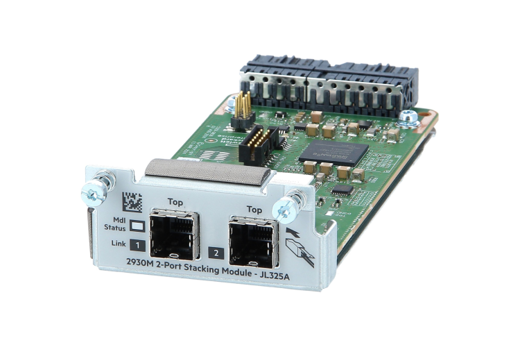 Aruba 2930M 2-port Stacking Module, Refurbished, JL325A Aruba 2930M 2-port Stacking Module, Refurbished, JL325A