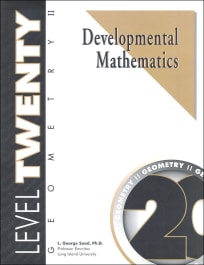 Developmental Math Level 12 Developmental Math Level 20 Worktext