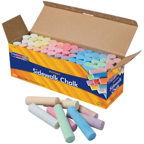 Tub of Sidewalk Chalk (52 pcs)