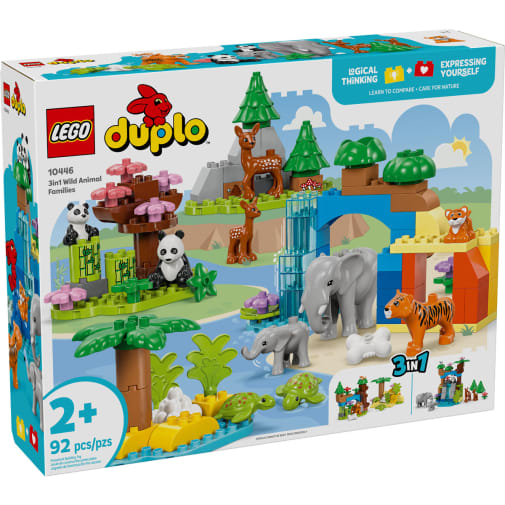 LEGO DUPLO Town 3 in 1 Wild Animal Families (10446)