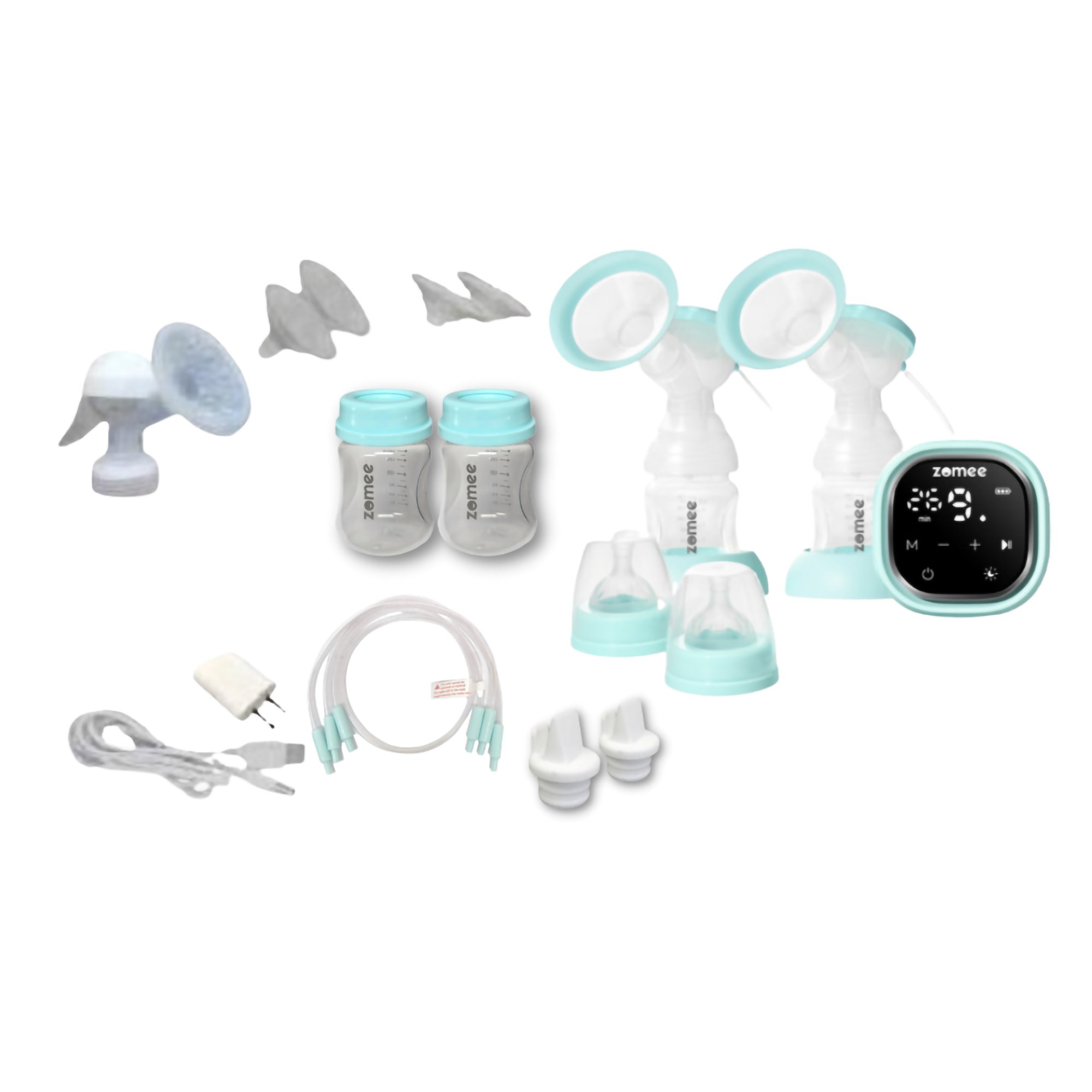 Zomee Double Electric Breast Pump Kit MK 1183316