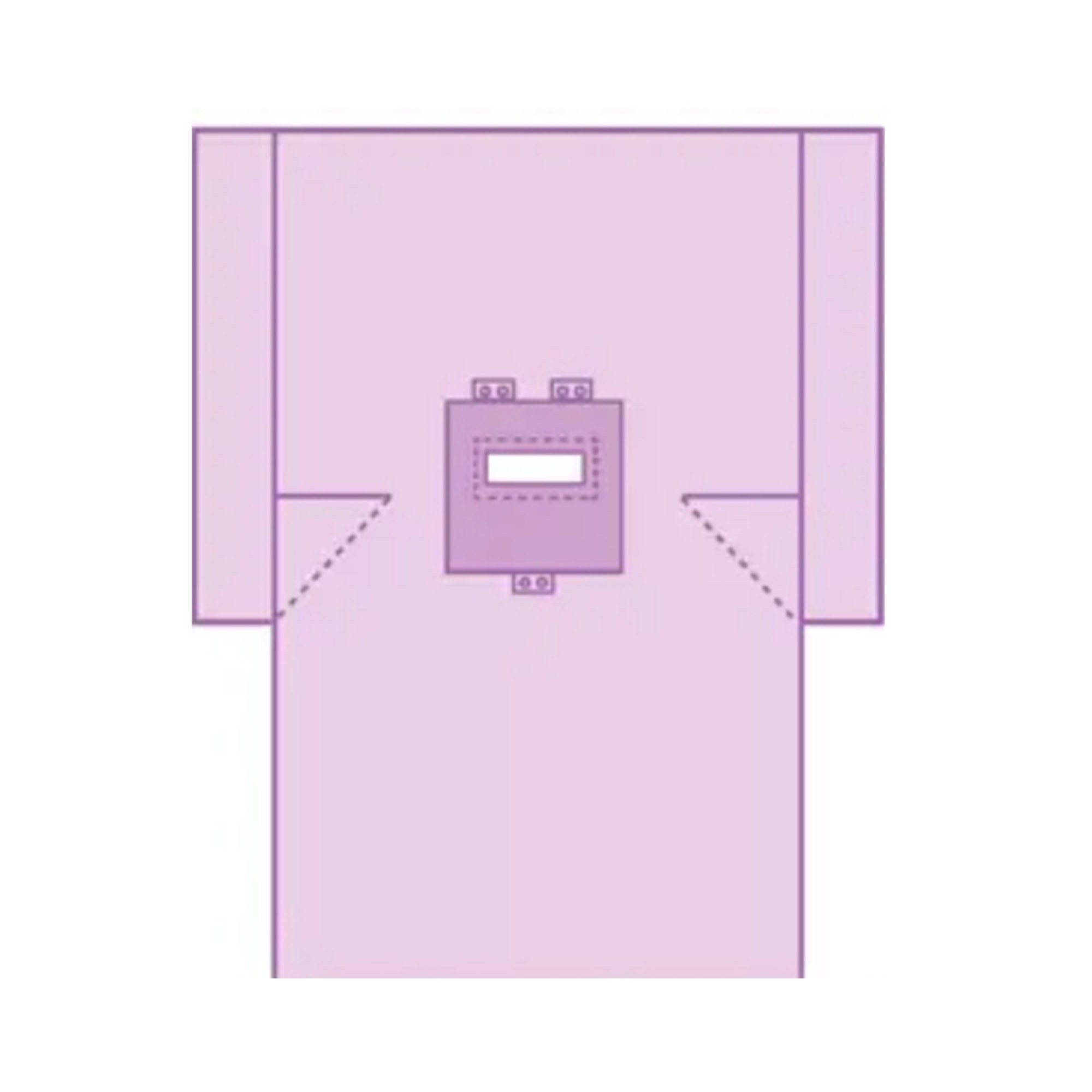 Cardinal Health Sterile Transverse Laparotomy Abdominal Drape, 77 x 122 Inch MK 285318