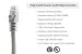 Cat6 Crossover Ethernet Patch Cable, Booted, 10 ft, Gray