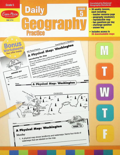 Daily Geography Practice Gr. 5