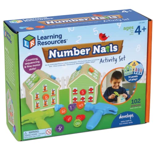 Learning Resources Number Nails Activity Set
