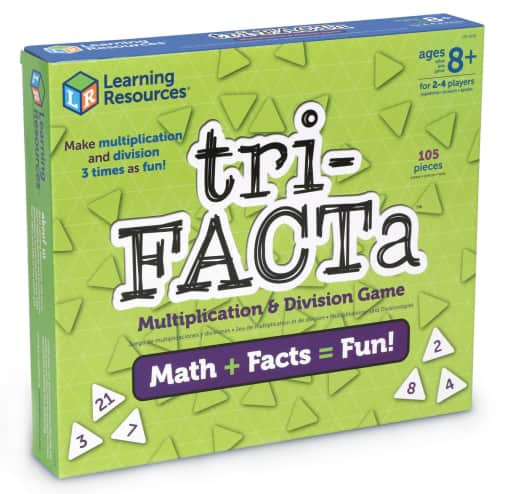 Learning Resources Tri-FACTa Multiplication & Division Game