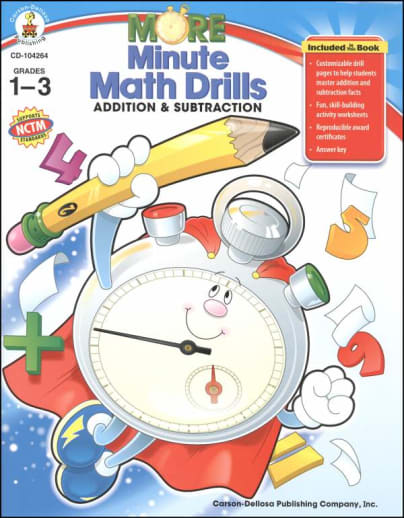 More Minute Math Drills Addition & Subtraction