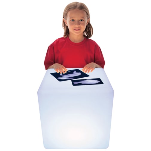 Educational Light Cube with Remote Control and Adapter