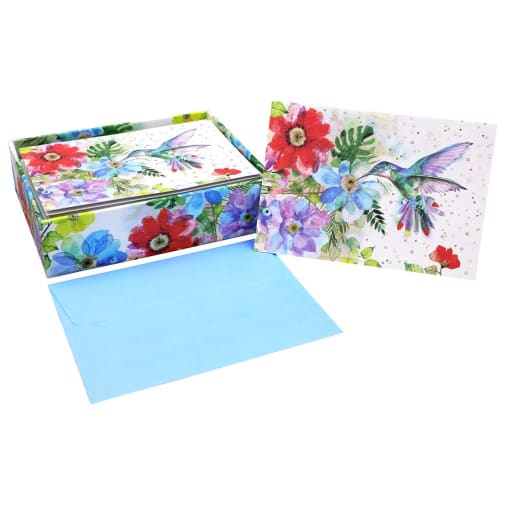 Hummingbird Garden Note Cards
