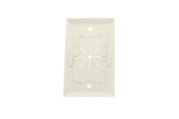 Wall Plate | Split type with Flexible Opening | White