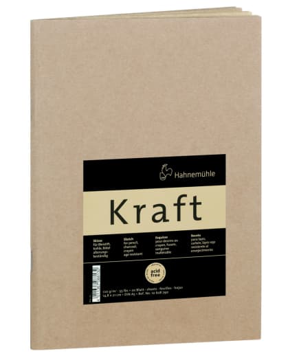 Kraft Paper Sketch Booklet Size A5/5.83" x 8.27"