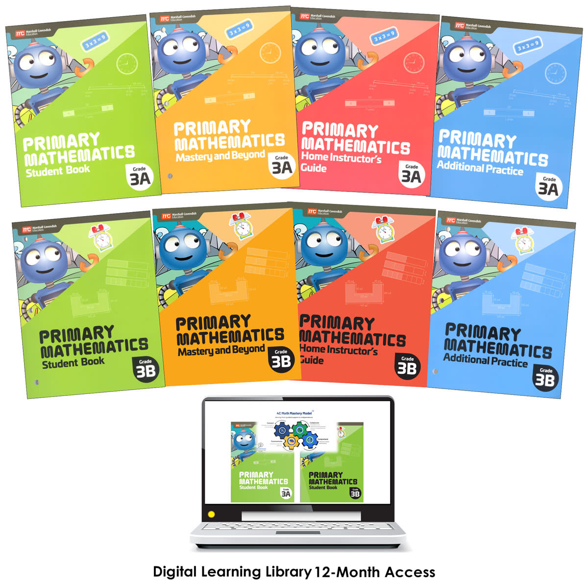 Primary Math 2022 Grade 3 Full-Year Set & Digital Learning