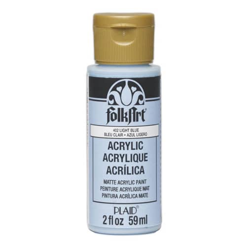 Folkart Color Acrylic Paint Light Blue - 2 oz