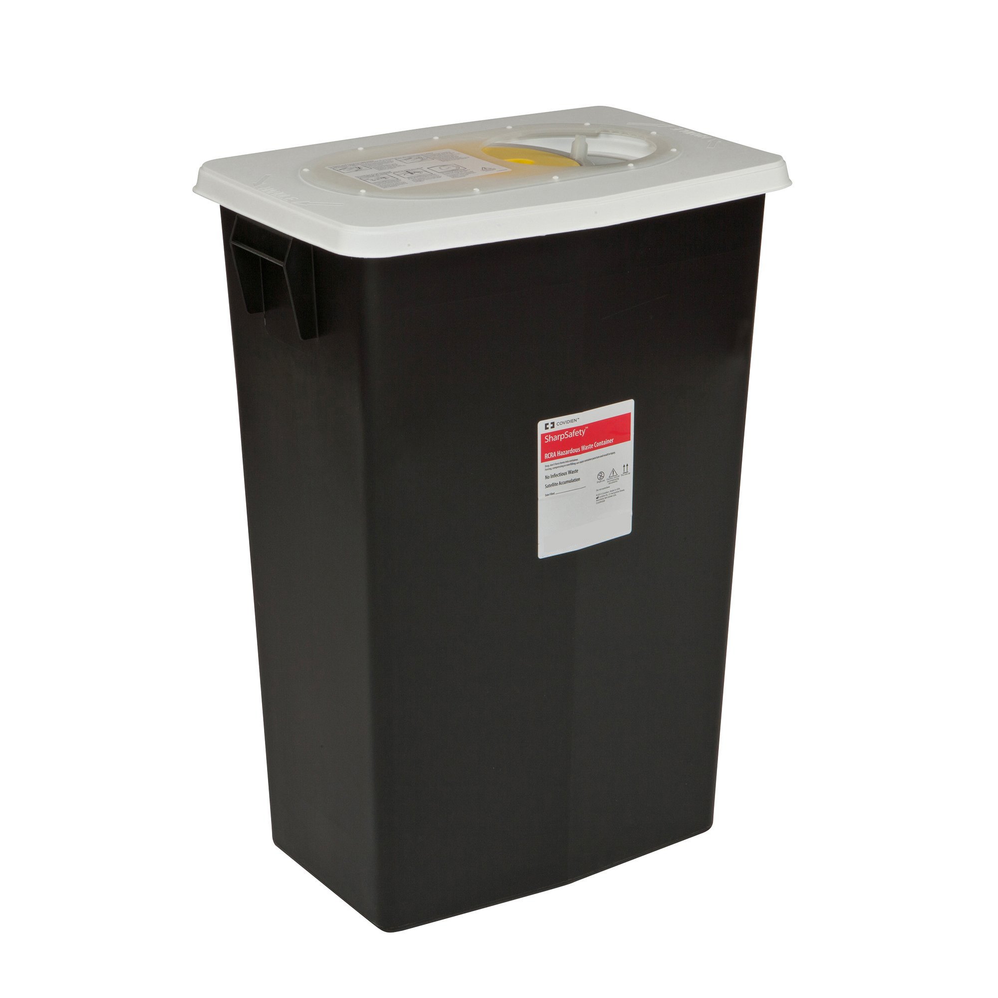 SharpSafety RCRA Waste Container, 8 Gallon, 17 x 11 x 15 Inch MK 514204