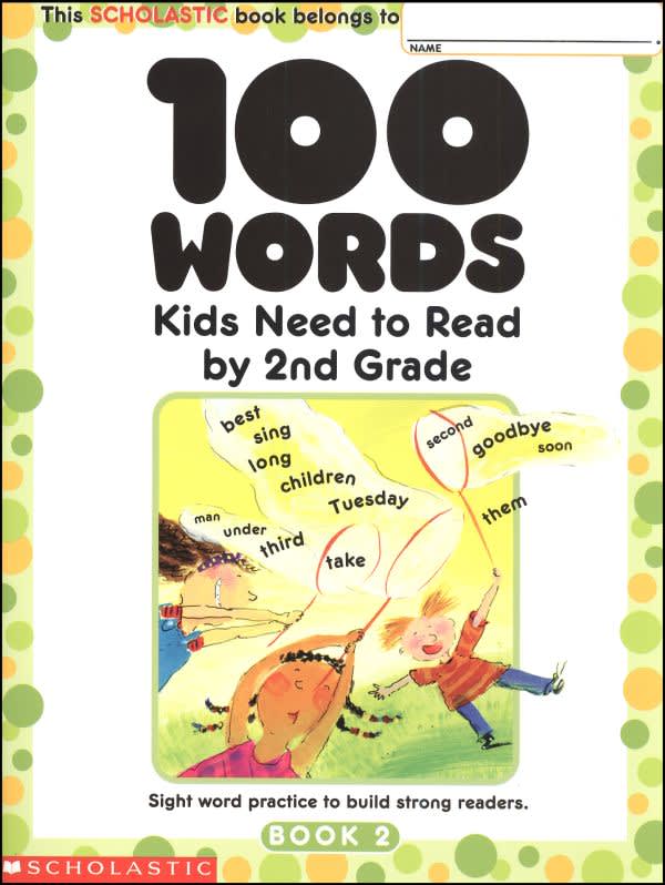 100 Words Kids Need to Read by 2nd Grade