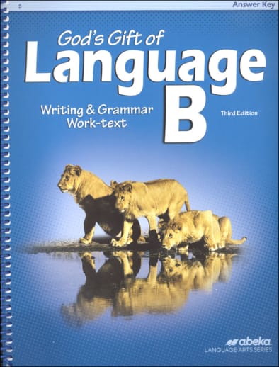 God's Gift of Language B Answer Key
