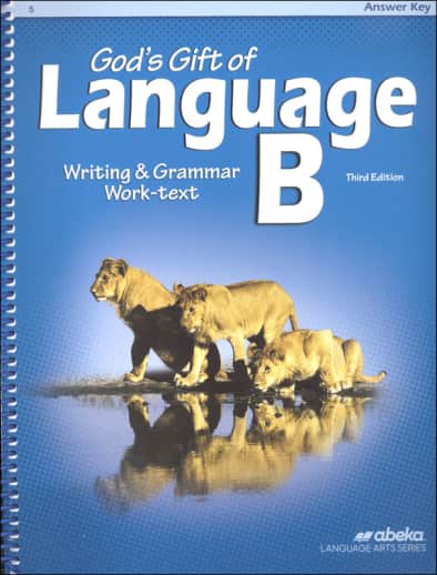 Abeka God's Gift of Language B Answer Key