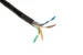 Cat5e Bulk Ethernet Cable, Unshielded, Solid, CMX, Spool, 1000 ft, 350 Mhz, Black