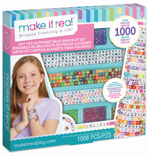 Say Yes! Alphabet Bead Bracelet Set