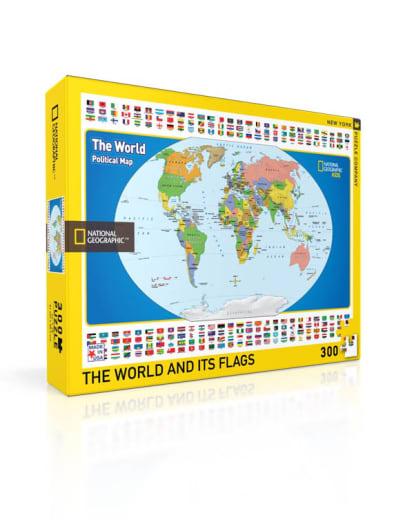 World Kids Map Puzzle - 300 piece (National Geographic)