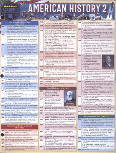 American History 2 Quick Study