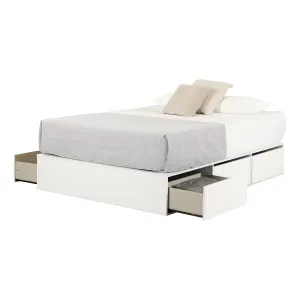 Cama tipo plataforma con 6 cajones