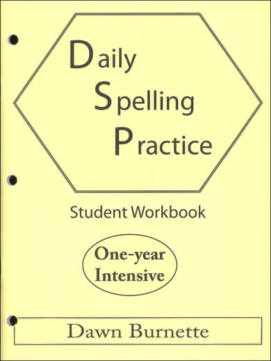 Daily Spelling Practice One-Year Intensive Student Workbook