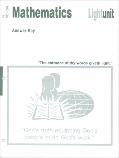 Mathematics LightUnits A/K 1001-1002 Geometry