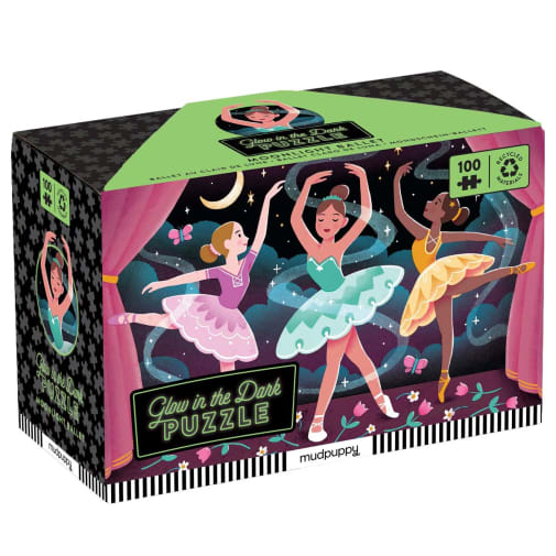 Moonlight Ballet Glow in the Dark Puzzle (100 pieces)