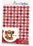 All About Spelling Level 3 Purr-fect Pawprints Stickers