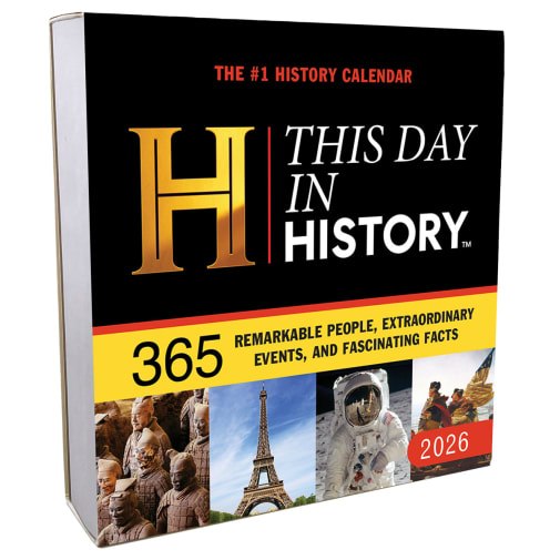This Day in History 2026 Boxed Calendar