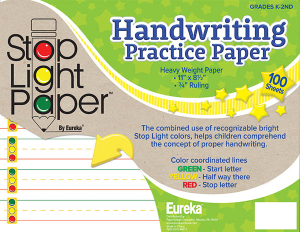 stop-light-handwriting-practice-paper-100-sheets for Free Printable Light Bright Sheets Stop Light Handwriting Practice Paper - 100 Sheets for Free Printable Light Bright Sheets
