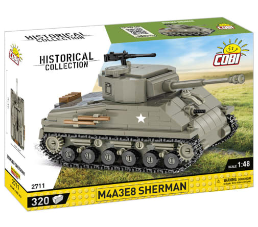 COBI M4A3E8 Sherman American Medium Tank - 320 pieces (World War II Historical Collection)
