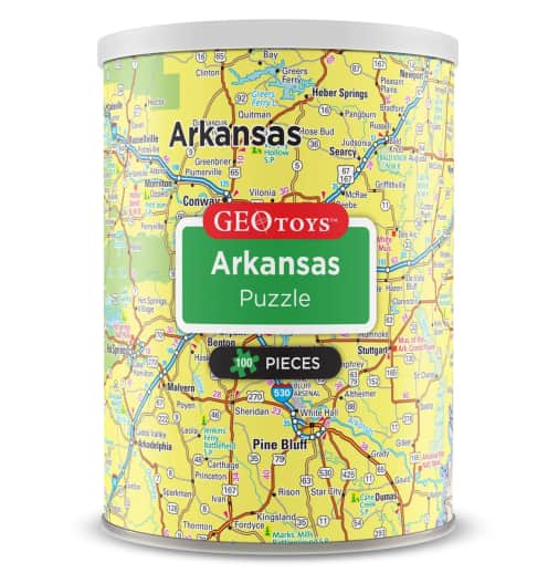 Arkansas Mini Puzzle - 100 pieces