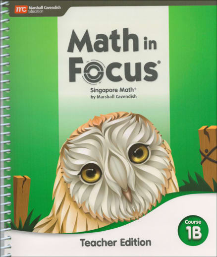 Math in Focus 2020 Teacher Edition Course 1B