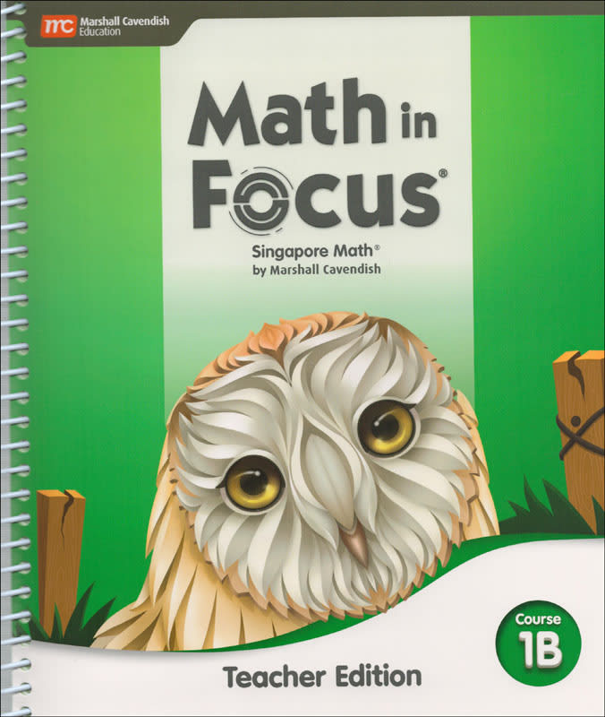 Math in Focus 2020 Teacher Edition Course 1B