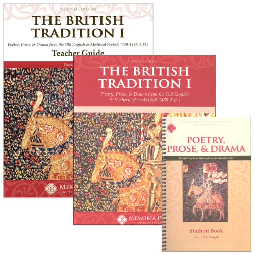 British Tradition I: Poetry, Prose & Drama Set, Second Edition (Memoria Press)