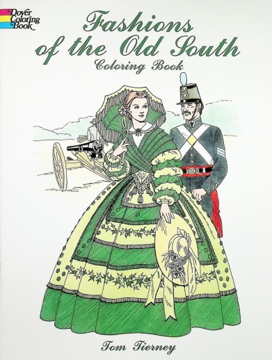 Fashions of the Old South Coloring Book
