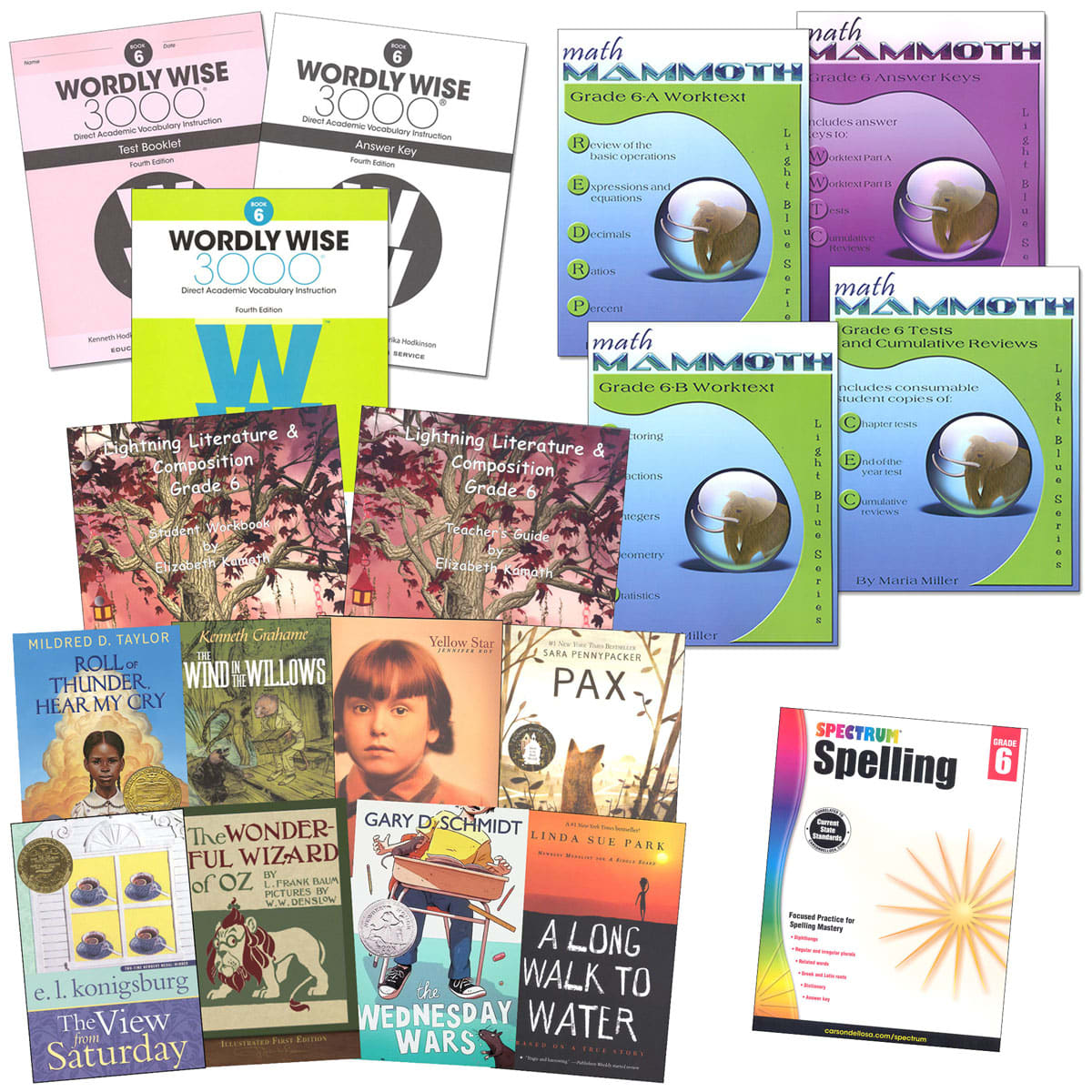 Central VCS Grade 6B w/Math Mammoth