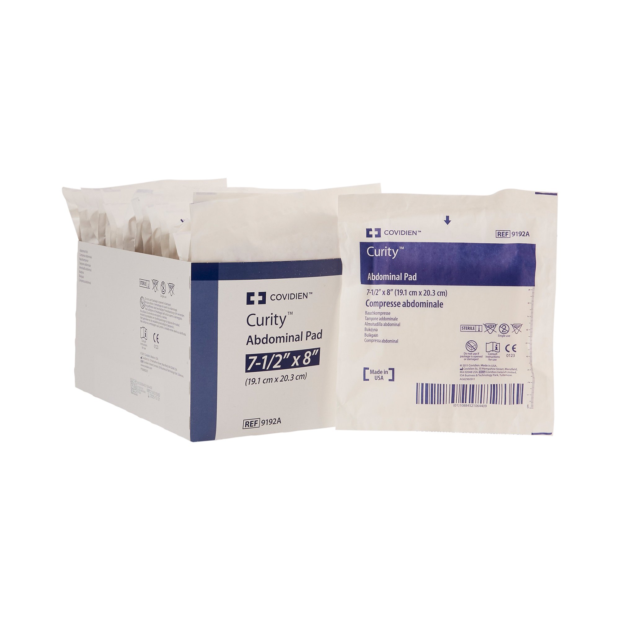 Curity Sterile Abdominal Pad, 7-1/2 x 8 Inch MK 566399